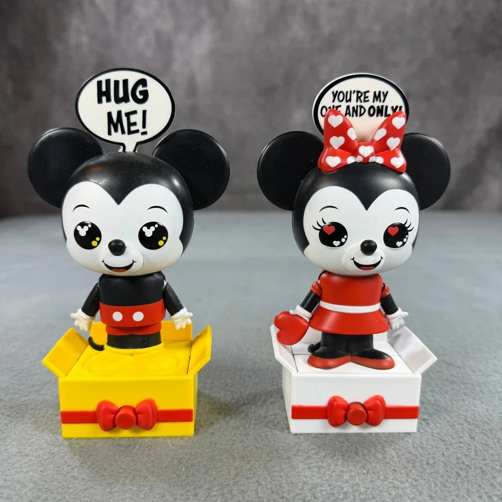 Disney‎ Funko Mickey Minnie Mouse Valentines Day Pop Up Figures 2021 Set